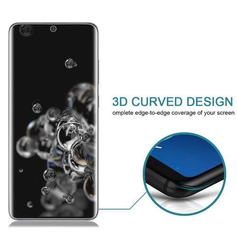 For Galaxy S20 Ultra 9H HD 3D Curved Edge Tempered Glass Film (Transparent), For Galaxy S20 Ultra(1 PC)