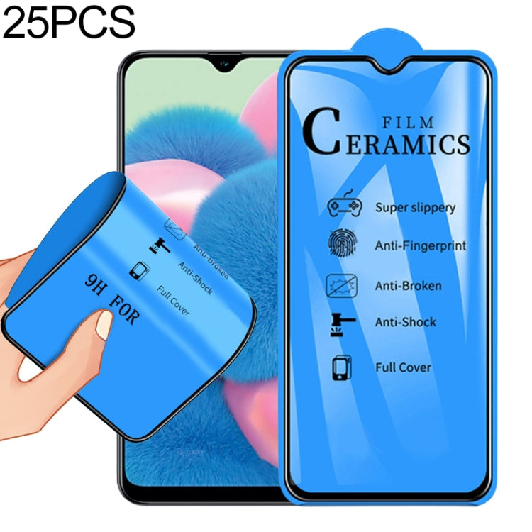 25 PCS For Samsung Galaxy A31 2.5D Full Glue Full Cover Ceramics Film, For Samsung Galaxy A31 (25 PCS)