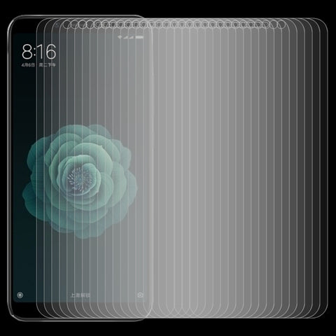 50 PCS 0.26mm 9H 2.5D Tempered Glass Film for Xiaomi Mi 6X & A2, For Mi 6X (50 PCS)