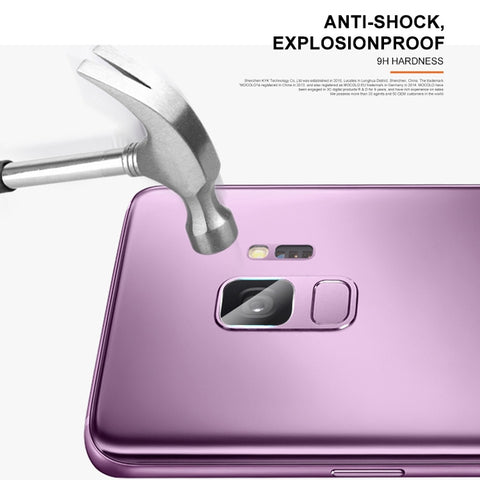 mocolo 0.15mm 9H 2.5D Round Edge Rear Camera Lens Tempered Glass Film for Galaxy S9+, Galaxy S9+
