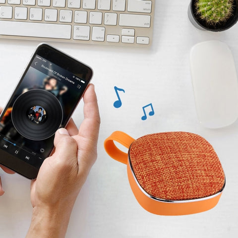 X25 Portable Fabric Design Bluetooth Stereo Speaker with Built-in MIC, Support Hands-free Calls & TF Card & AUX IN, Bluetooth Distance: 10m