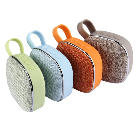 X25 Portable Fabric Design Bluetooth Stereo Speaker with Built-in MIC, Support Hands-free Calls & TF Card & AUX IN, Bluetooth Distance: 10m