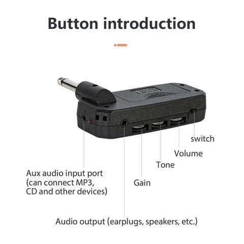 JOYO JA-03 Lead Distortion Mini Portable Electric Guitar Effector, Lead Distortion