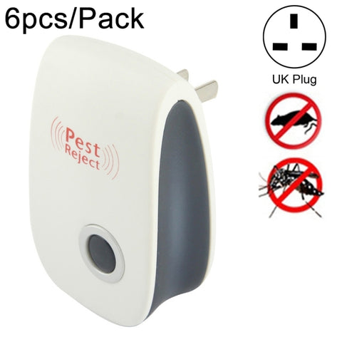 6 in 1 Ultrasonic Electronic Cockroach Mosquito Pest Reject Repeller, US Plug, 6pcs/Pack Ultrasonic Repeller UK Plug, 6pcs/Pack Ultrasonic Repeller AU Plug, 6pcs/Pack Ultrasonic Repeller US Plug, 6pcs/Pack Ultrasonic Repeller EU Plug