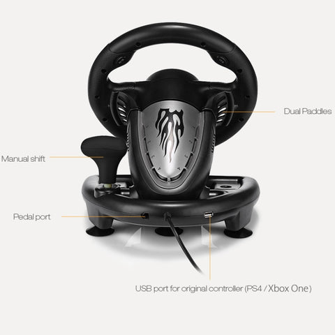 PXN-V3 Racing Game Steering Wheel for PC / PS3 / 4 / xbox one / switch, For PC / PS3 / 4 / xbox one / switch