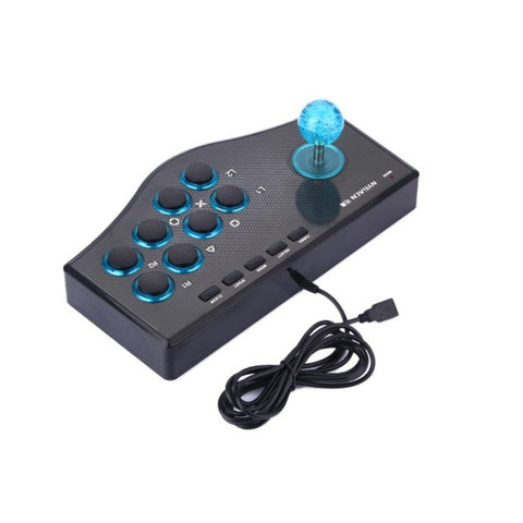 USB Gladiator Street Machine Game Handle Rocker Controller for PC / PS3 / TV Box, USB Handle Rocker
