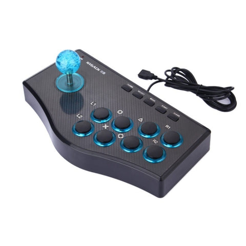 USB Gladiator Street Machine Game Handle Rocker Controller for PC / PS3 / TV Box, USB Handle Rocker