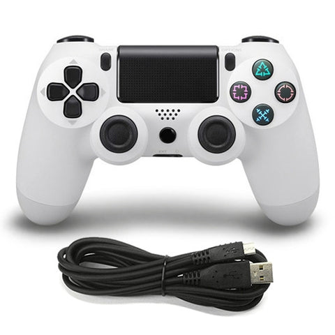 Wired Game Controller for Sony PS4, Blue, Red, White, Black, Gold, Silver