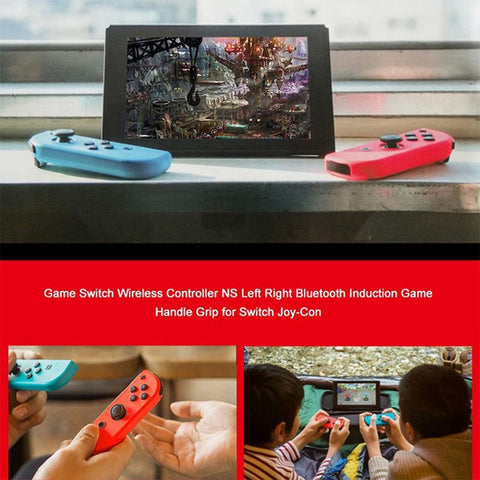 Left and Right Bluetooth Wireless Joypad Gamepad Game Controller for Switch, For Nintendo Switch