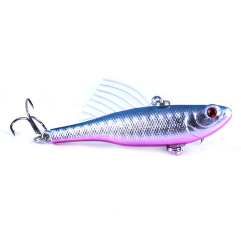 HENGJIA Fast-sinking Fishing Lures Bait 6.5cm/17.2g Wings VIB Pencil Lures Kit, PE016-X