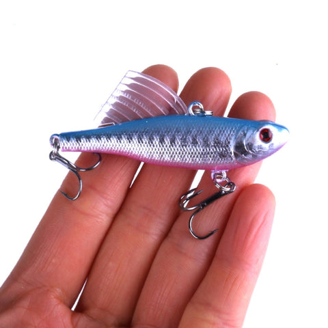 HENGJIA Fast-sinking Fishing Lures Bait 6.5cm/17.2g Wings VIB Pencil Lures Kit, PE016-X