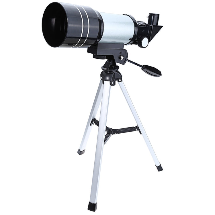 F30070M Portable Professional High Definition High Times Espace Astronomical Telescope Spotting Scope with Tripod(Silver), F30070M
