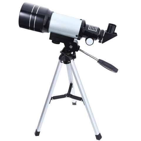 F30070M Portable Professional High Definition High Times Espace Astronomical Telescope Spotting Scope with Tripod(Silver), F30070M