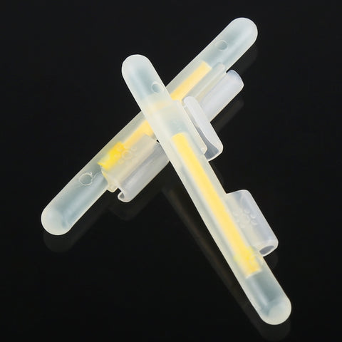 5 Packs OCEAN SUN Clip-On Luminous Float Night Fishing Light Stick, L, Fits Rod Tip 2.7-3.2mm, Clip-On, L