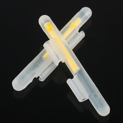 5 Packs OCEAN SUN Clip-On Luminous Float Night Fishing Light Stick, M, Fits Rod Tip 2.0-2.6mm, Clip-On, M