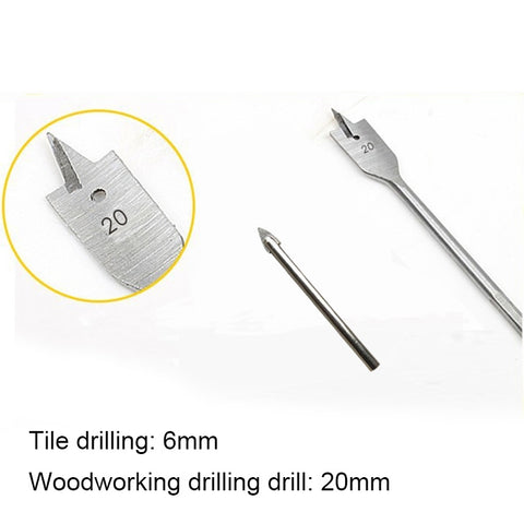 31 in1 Drill and Screwdriver Bit Set Industrial Spade Paddle Flat Wood Woodworking Boring Drill Bits with Portable Bag, 31 in1 Drill