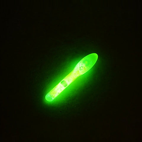 10 Packs Bulb Shape Luminous Float Night Fishing Light Stick, Visibility: 30m, Size: 3.0 x 25mm, Bulb Shape, Visibility: 30m