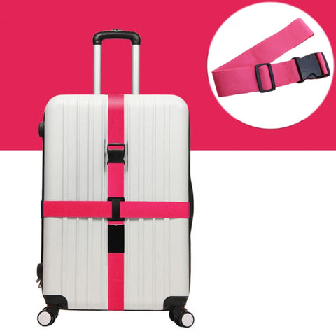 Cross Rainbow Elastic Telescopic Bag Bungee Luggage Packing Belt Travel Luggage Fixed Strap