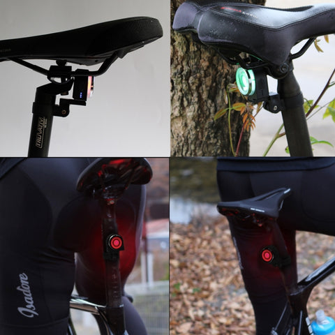 A0 IPX5 Waterproof Seven-color Bicycle USB Charging High Brightness Taillight, Charging High Brightness Taillight