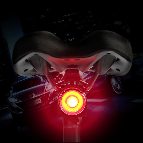 A0 IPX5 Waterproof Seven-color Bicycle USB Charging High Brightness Taillight, Charging High Brightness Taillight