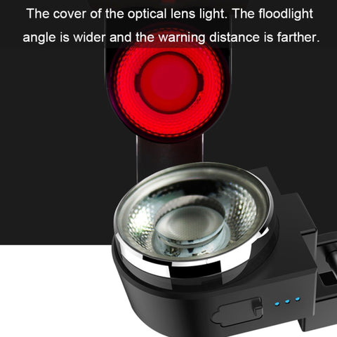 A0 IPX5 Waterproof Seven-color Bicycle USB Charging High Brightness Taillight, Charging High Brightness Taillight