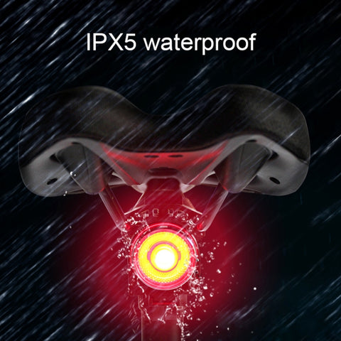 A0 IPX5 Waterproof Seven-color Bicycle USB Charging High Brightness Taillight, Charging High Brightness Taillight