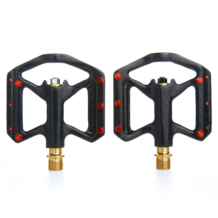 1 Pair B251C Road Bike Carbon Fiber + Titanium Axle Pedals, B251C