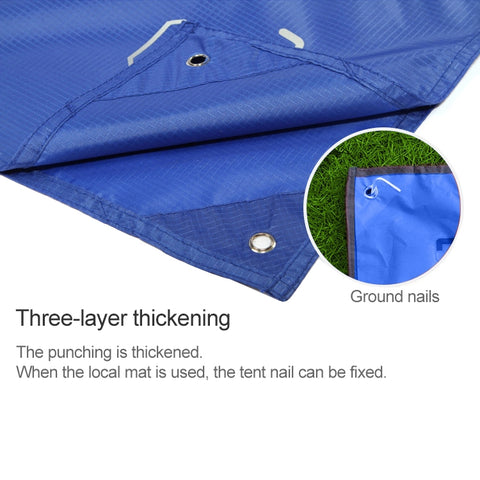 3 in 1 Aotu AT6927 Multifunctional Outdoor Camp Riding Raincoat Picnic Blanket,  Size: 217x143cm, 217x143cm (Orange), 217x143cm (Blue)