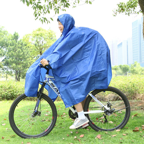 3 in 1 Aotu AT6927 Multifunctional Outdoor Camp Riding Raincoat Picnic Blanket,  Size: 217x143cm, 217x143cm (Orange), 217x143cm (Blue)