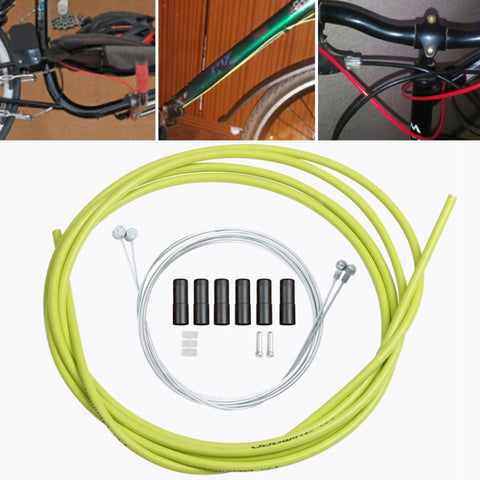 Universal Bicycle Variable Speed Cable Tube Set, Green, Grey, Blue, Red, White, Yellow, Black, Orange