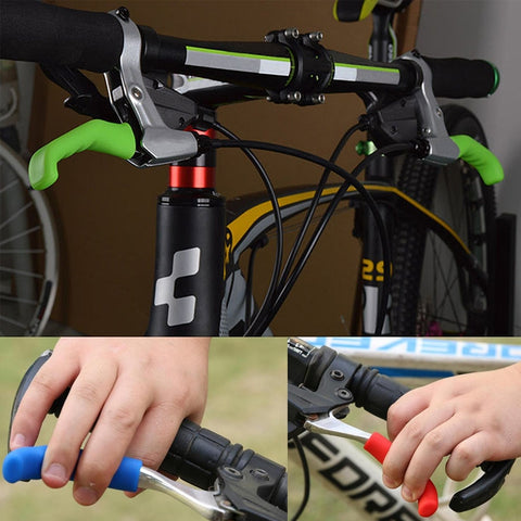 1Pair Universal Type Bicycle Brake Silicone Protection Covers, Brake Covers Black