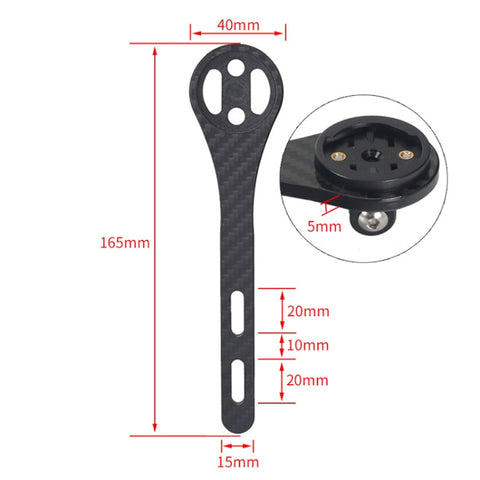 Full Carbon Fiber Road Bicycle Code Table Holder For Garmin Series(Matte), For Garmin Series(Matte), For Bryton Series(Matte), For CATEYE Series(Matte)