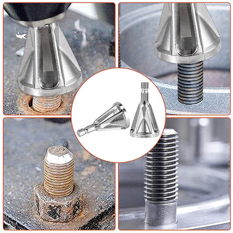 Chamfer Stainless Steel Deburring External Chamfer Tool Hexagonal Handle Three-slot Chamfer, Three-slot Chamfer (Black), Three-slot Chamfer (Gold), Three-slot Chamfer (Silver)