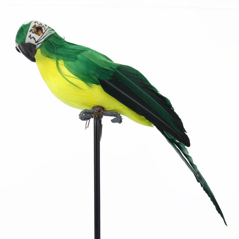 35cm Simulation Parrot Simulation Macaw Horticultural Decoration, 35cm (Green), 35cm (Blue), 35cm (Red), 35cm (Rose Red), 35cm (White), 35cm (Yellow)