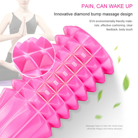 Yoga Pilates Fitness EVA Roller Muscle Relaxation Massage, Size: 45cm x 13cm, 45cm x 13cm