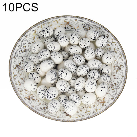 10 PCS Simulation Bird Egg Holiday Decoration, 10 PCS