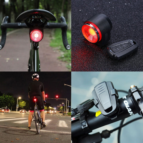 Antusi A8 Portable Rechargeable Rear Light Wireless Theft Alarm, A8