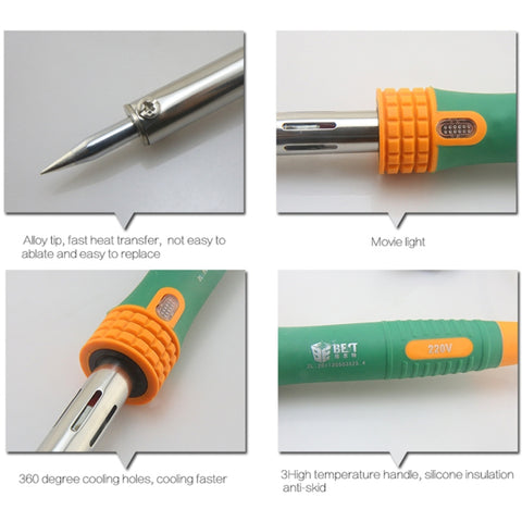 BEST 60W Heating Repair Tool Hot Welding Iron Electric Soldering Iron (Voltage 220V), 60W