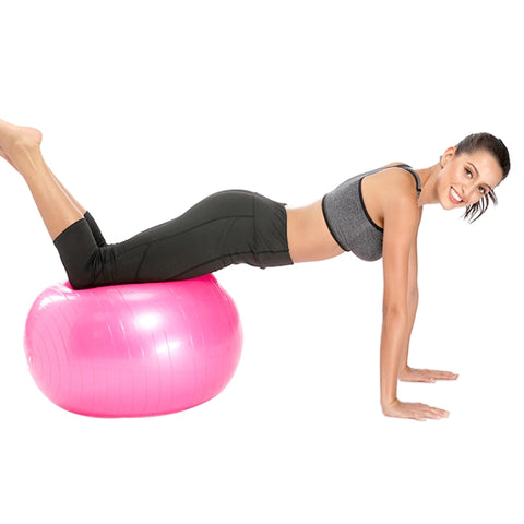 Thickening Explosion-proof Big Yoga Ball Sport Fitness Ball Environmental Pregnant Yoga Ball, Diameter: 65cm, 65cm(Pink), 65cm(Blue), 65cm(Purple)