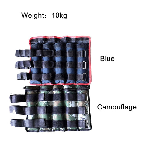 A Pair of Selling Fitness Loading Equipment Ankle Weights Gaiter Sandbags, Adjustable Invisible Running Sports Sandbags, Weight: 10kg, Weight: 10kg