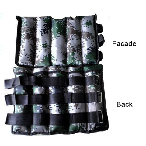 A Pair of Selling Fitness Loading Equipment Ankle Weights Gaiter Sandbags, Adjustable Invisible Running Sports Sandbags, Weight: 10kg, Weight: 10kg