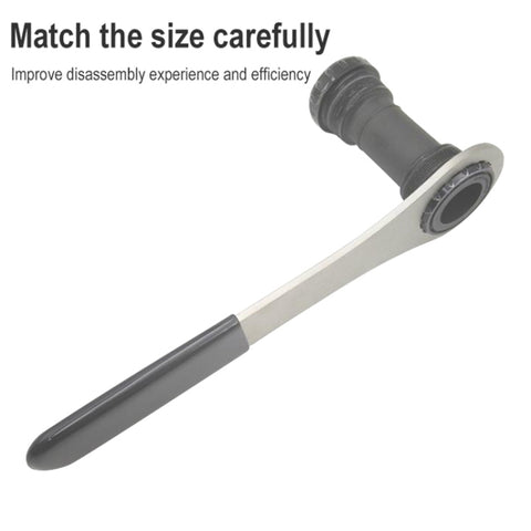 BIKERSAY BB44-16 Bicycle Repair Tools Multi-function Wrench Tool Stainless Steel Axis Spanner, BB44-16