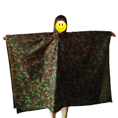3 In 1 Outdoor Portable Multifunctional Camouflage Backpack Raincoat, OG2458A, OG2458B