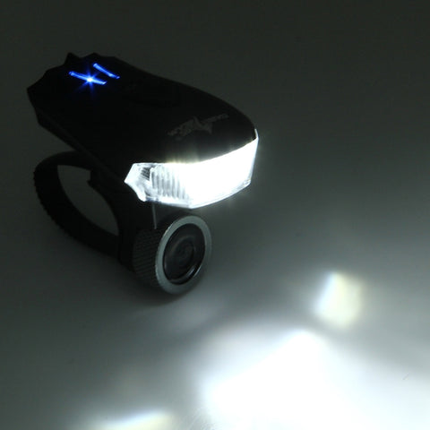 Waterproof USB Rechargeable 5 Modes Yellow & White Light 400LM COB LED Bike Taillight, Yellow & White Light Bike Taillight