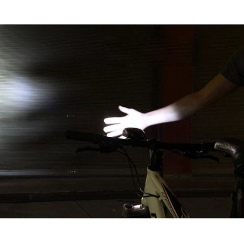Waterproof USB Rechargeable 5 Modes Yellow & White Light 400LM COB LED Bike Taillight, Yellow & White Light Bike Taillight