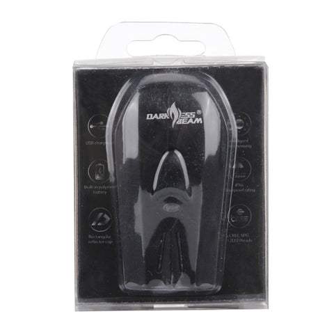 Waterproof USB Rechargeable 5 Modes Yellow & White Light 400LM COB LED Bike Taillight, Yellow & White Light Bike Taillight