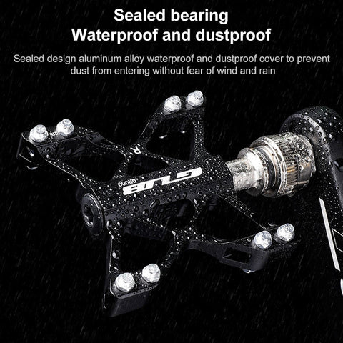 GUB QR-009 Aluminum Alloy MTB Non-slip Bicycle Pedals, QR-009