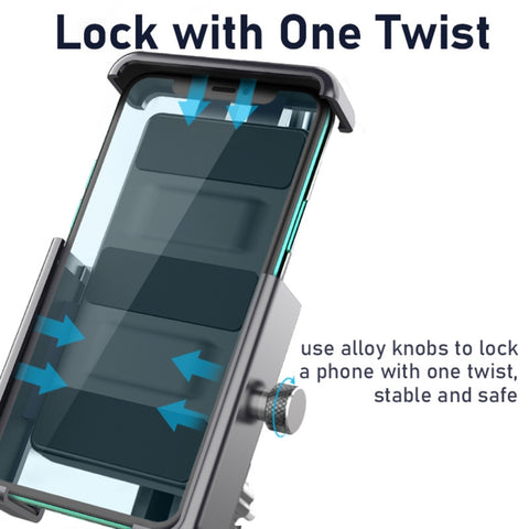 QX-21 360 Degrees Rotating Cycling Mobile Phone Holder, QX-21