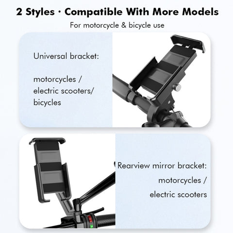 QX-21 360 Degrees Rotating Cycling Mobile Phone Holder, QX-21