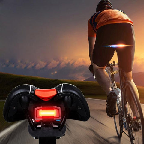 ANTUSI A6 USB Charging COB Light Source Smart Cycling Bike Warning Alarm Tail Light with Remote Control, A6